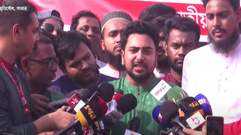 একাত্তর আর চব্বিশ আলাদা কিছু নয়: নাহিদ ইসলাম